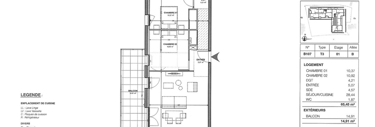 Appartement 3 Pièces 66 m² à vendre à Embrun (05200)
