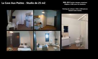 Appartement 1 Pièce 25 m² à louer à Roubaix (59100)