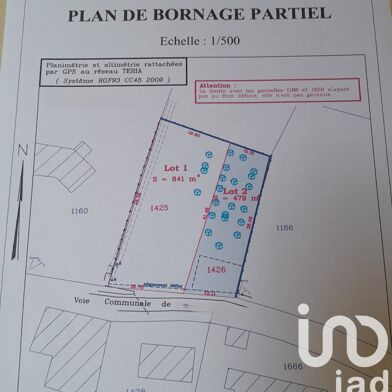 Terrain  49000 €