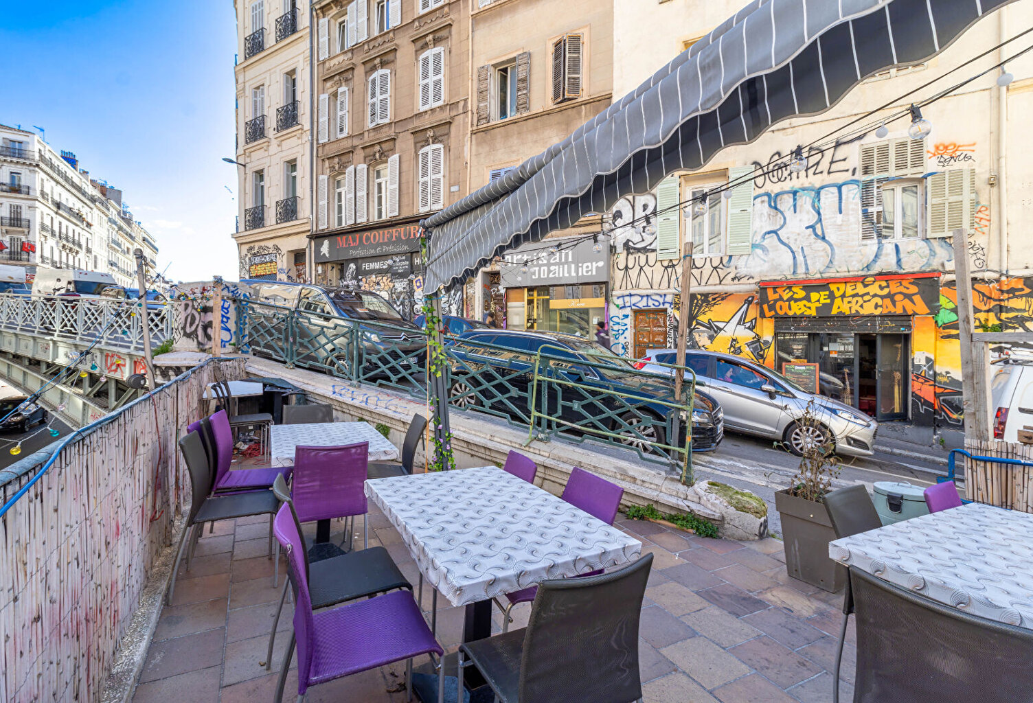 NOAILLES - Fonds de commerce Restaurant  83 m2 - Marseille 6eme - 2 TERRASSES — photo 1