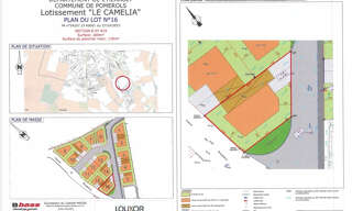 Terrain  270 m² à vendre à Pomérols (34810)