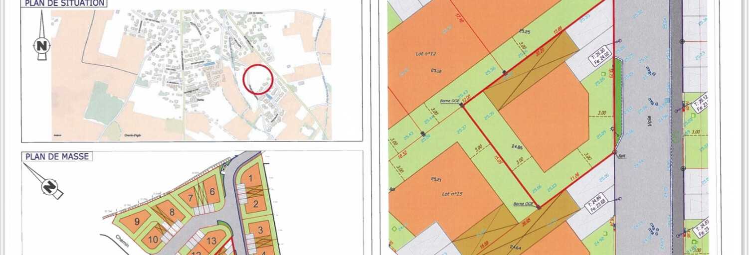 Terrain  250 m² à vendre à Pomérols (34810)