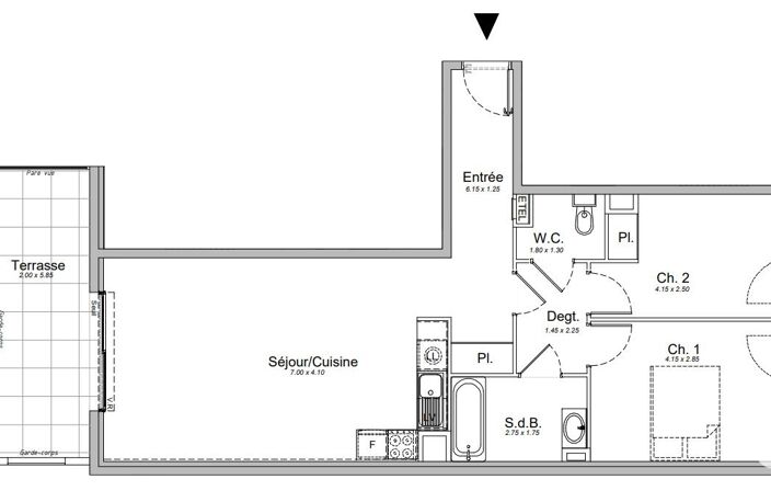Vente Appartement 3 pièces — photo 5