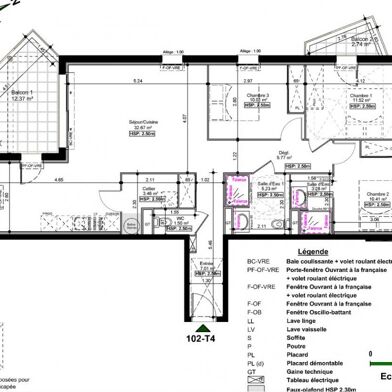 Appartement 4 pièces 400000 €