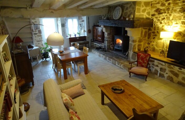 Maison en pierre de 95 m2 habitables rénovée avec grange et j... — photo 5