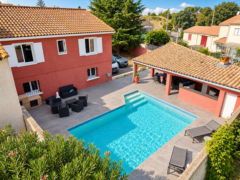Vends maison rénovée de 90m2, 3 chambres, garage, piscine, R — photo 1