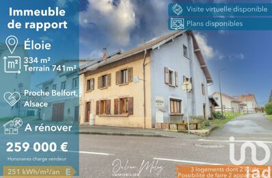 vente immeuble 259 000 € à proximité de Frahier-Et-Chatebier (70400)