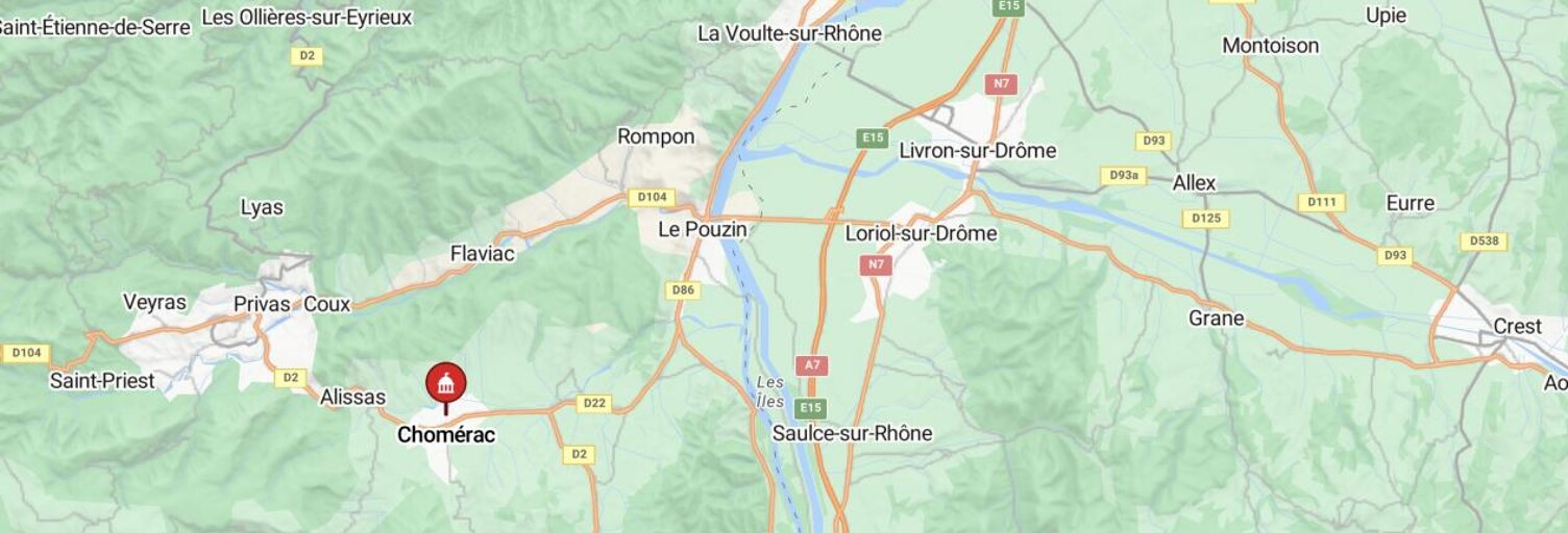 Terrain 776 m² à construire Chomérac (07210)