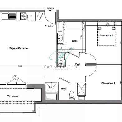 Appartement 3 pièces 390000 €