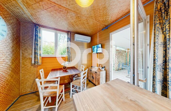 Terrain de loisir de 115m² avec chalet en bois et terrasse — photo 4