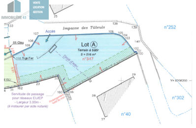 vente terrain 59 500 € à proximité de Le Brignon (43370)