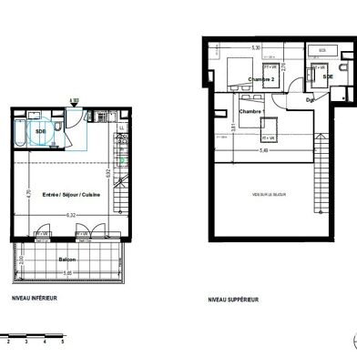Appartement 3 pièces 407000 €