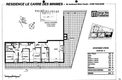 appartement 4 pièces 80 m2 à louer à Toulouse (31200)