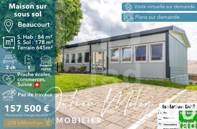 vente maison 157 500 € à proximité de Mathay (25700)