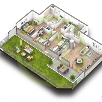 Appartement 4 pièces 593000 €