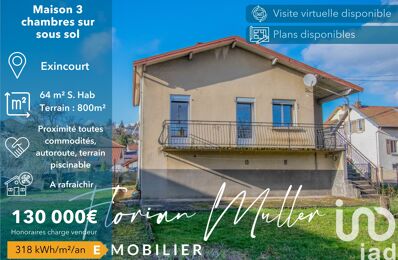 vente maison 130 000 € à proximité de Abbévillers (25310)