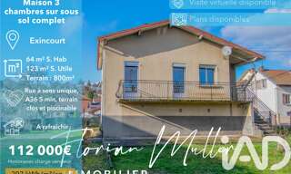 Maison 4 Pièces 64 m² à vendre à Exincourt (25400)