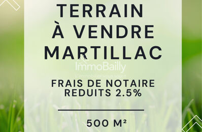 terrain  pièces 500 m2 à vendre à Martillac (33650)