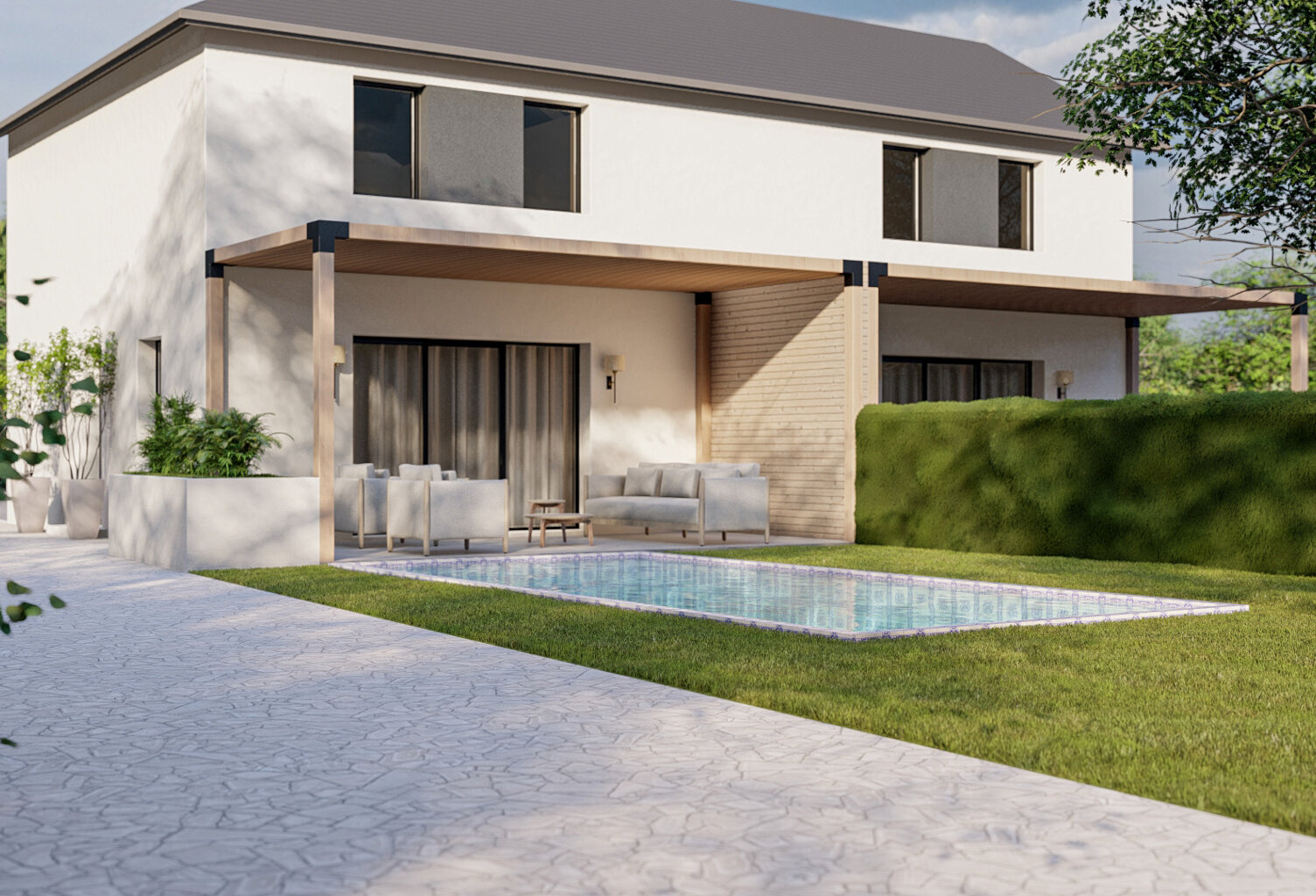 TERRAIN 853m2 LENTILLY — photo 1