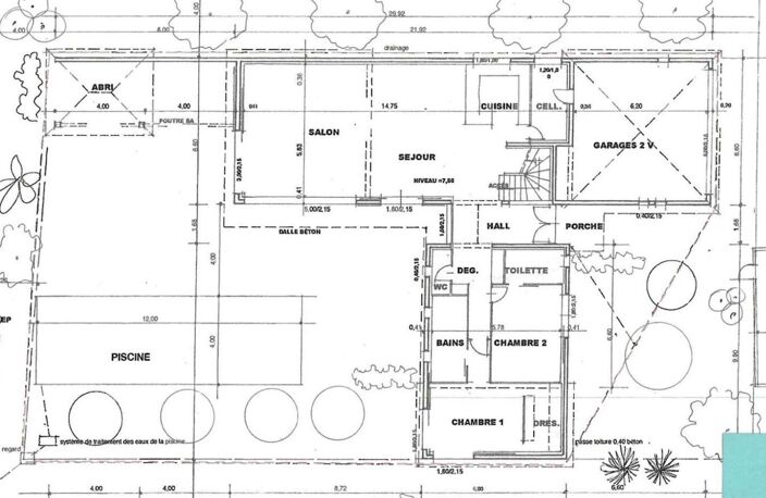 Belle Villa moderne avec piscine et jardin en cours de construct — photo 5