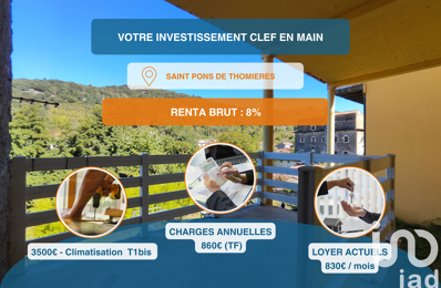 vente immeuble 116 000 € à proximité de Saint-Pons-de-Thomières (34220)