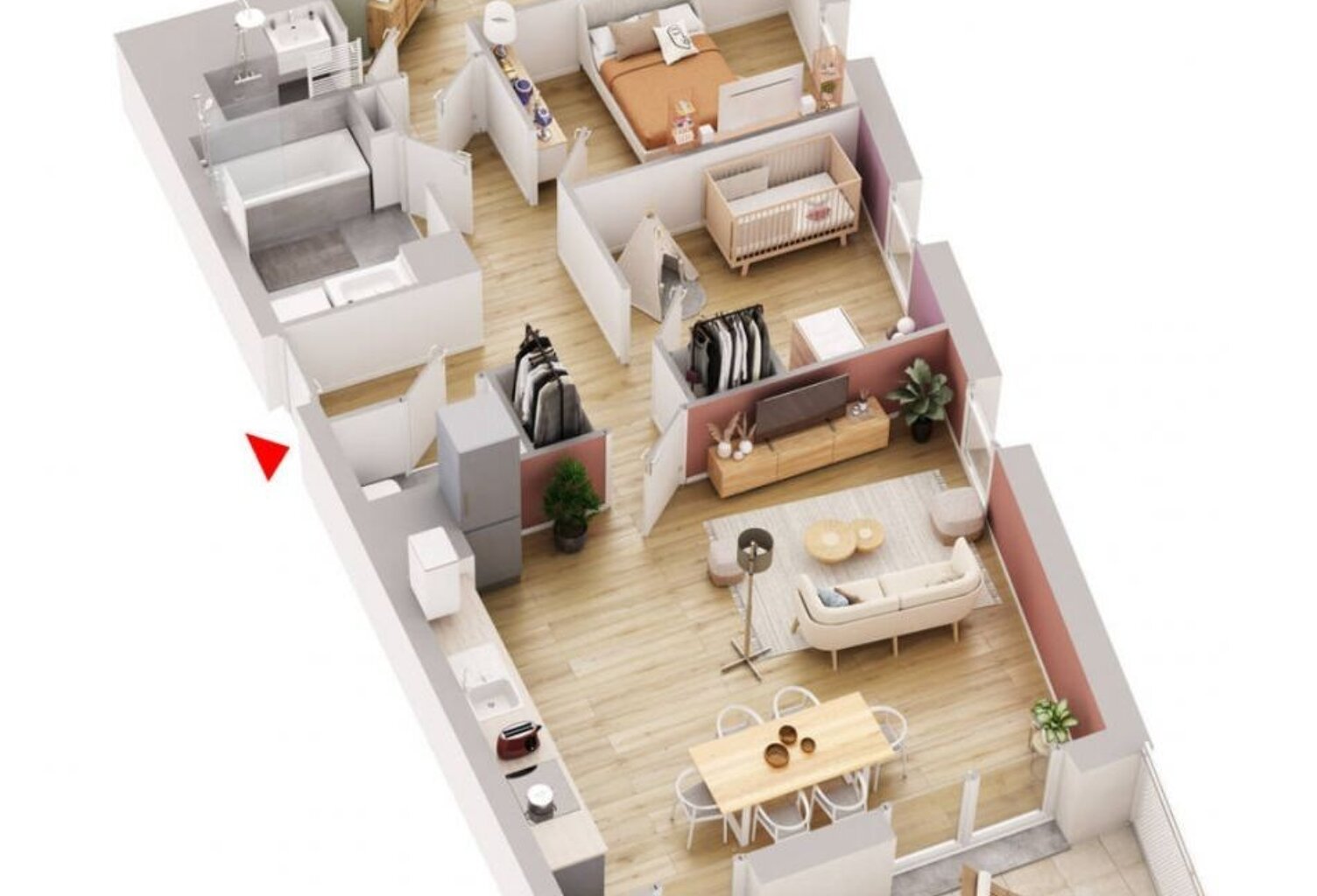 Vente Appartement 4 pièces — photo 1
