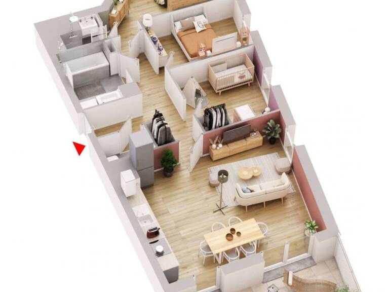 Vente Appartement 4 pièces — photo 1