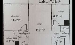 Appartement 2 Pièces 48 m² à louer à Montmagny (95360)