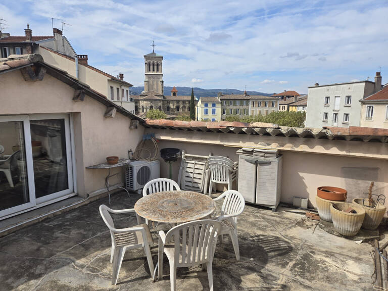 Valence, appt T4 - Dernier étage - Terrasse avec vue excepti — photo 1