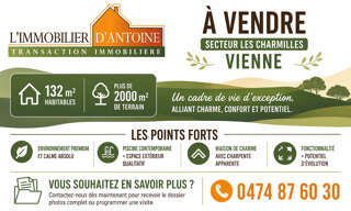 Maison 6 Pièces 132 m² à vendre à Vienne (38200)