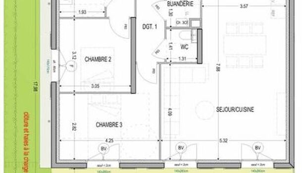 Appartement 4 pièces  à vendre Voiron 38500