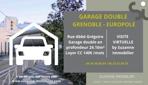 Parking  à louer Grenoble 38000