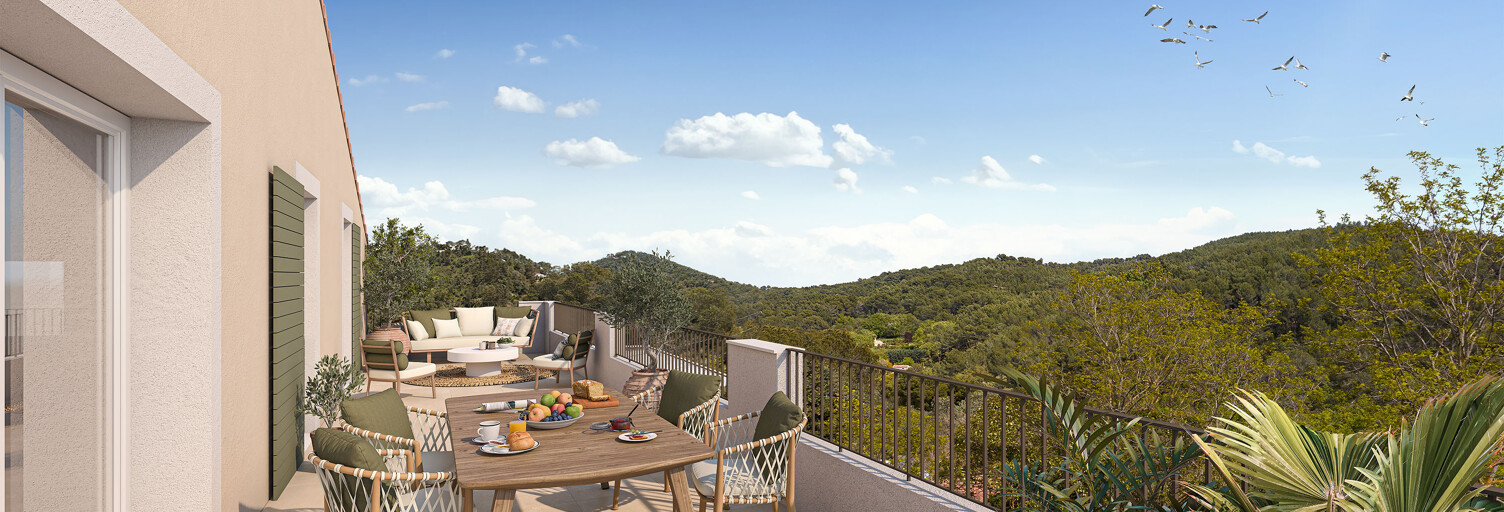 Appartement neuf T2, T3, T4 Pièce 41 à 81 m² à vendre à Rognes (13840)