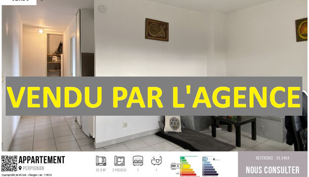 Appartement 2 pièces  à vendre Perpignan 66100