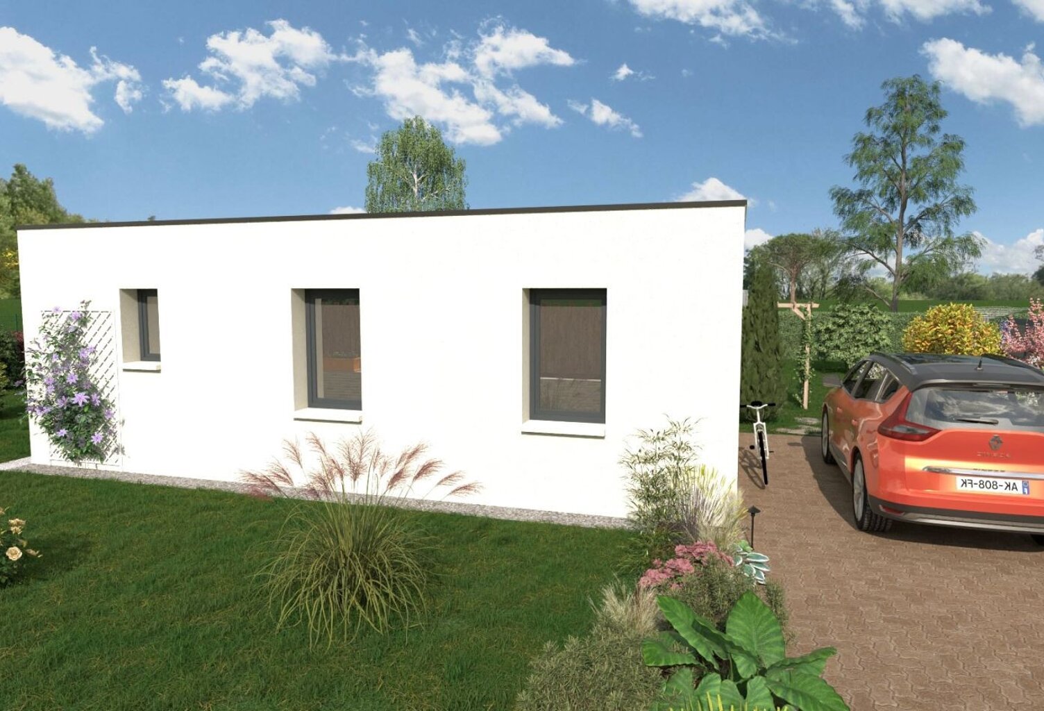 Projet de construction d'une maison 50 m² avec terrain à SAINT-BENOIT (86) — photo 1