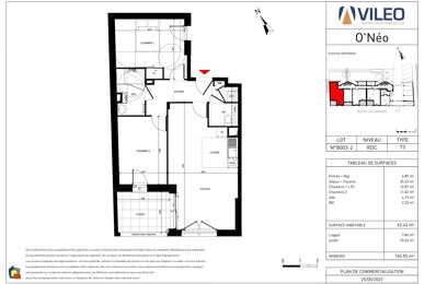 appartement 3 pièces 63 m2 à vendre à Challans (85300)