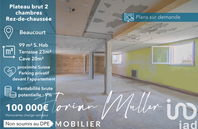 vente appartement 100 000 € à proximité de Badevel (25490)