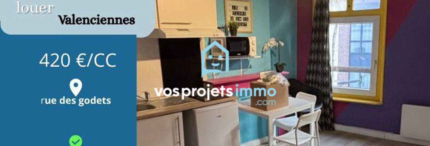 Appartement 1 Pièce 20 m² à louer à Valenciennes (59300)
