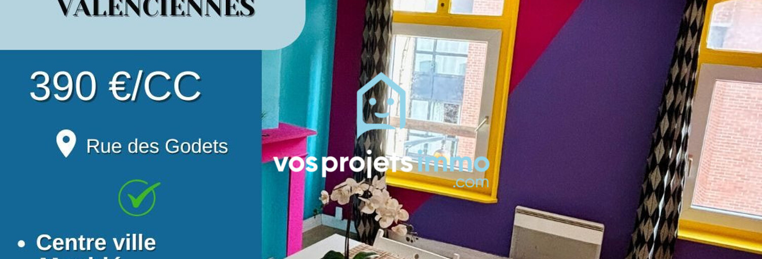 Appartement 1 Pièce 20 m² à louer à Valenciennes (59300)