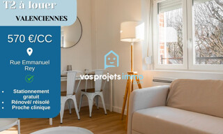 Appartement 2 Pièces 32 m² à louer à Valenciennes (59300)