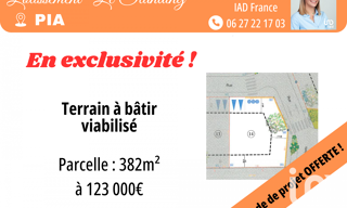 Terrain  382 m² à vendre à Pia (66380)