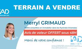 Terrain  966 m² à vendre à Saint-Cyprien (66750)