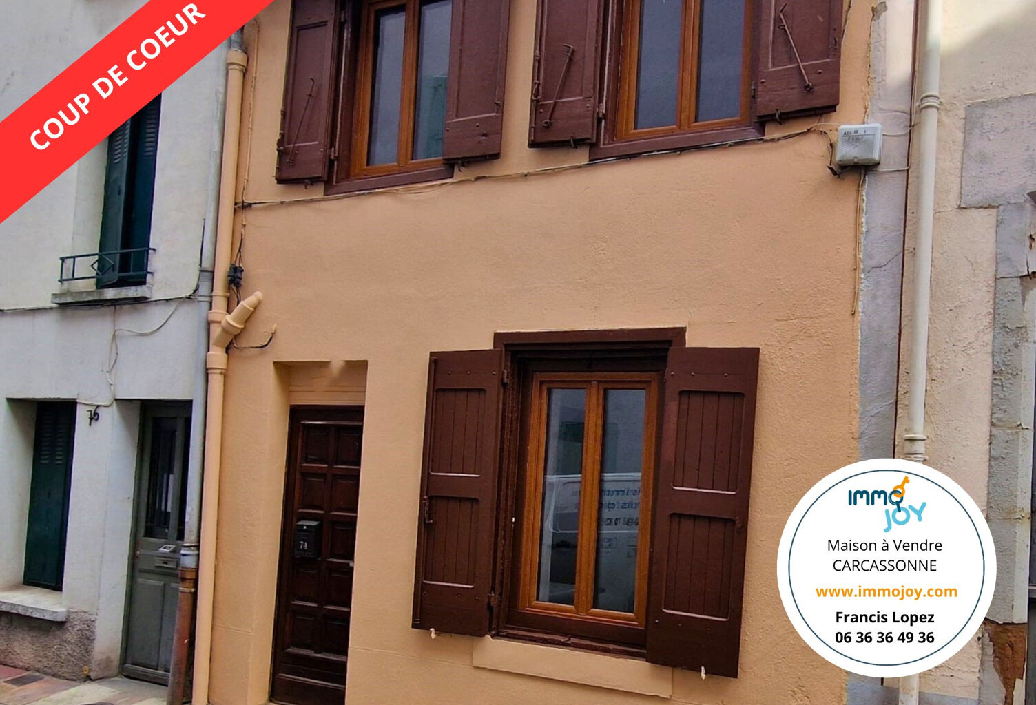 MAISON DE VILLE T3 - CARCASONNE/SAUZ — photo 1