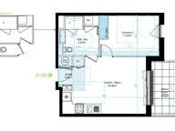 Appartement Saint Aubin D'Aubigné 2 pièces 42.12 m2 — photo 2