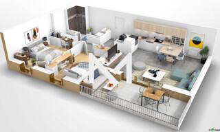 Appartement 3 Pièces 66 m² à vendre à Claix (38640)