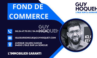 Commerce 4 Pièces 88 m² à vendre à L'Isle-sur-la-Sorgue (84800)