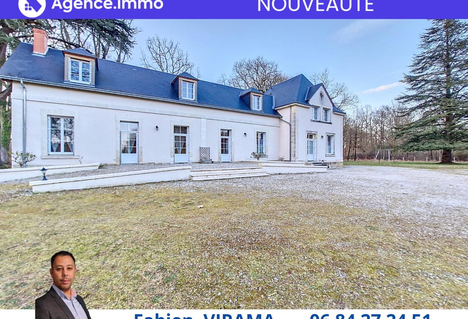 GRANDE MAISON DE MAITRE AVEC 6 CHAMBRES ET PISCINE — photo 1