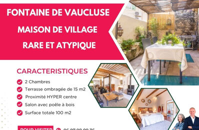 vente maison 299 000 € à proximité de L'Isle-sur-la-Sorgue (84800)