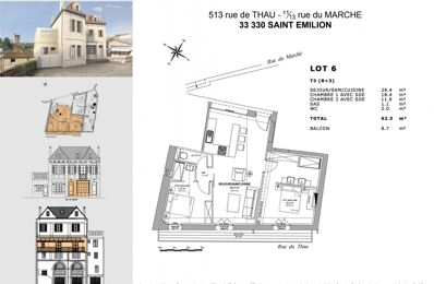 vente appartement 413 221 € à proximité de Saint-Sulpice-de-Faleyrens (33330)