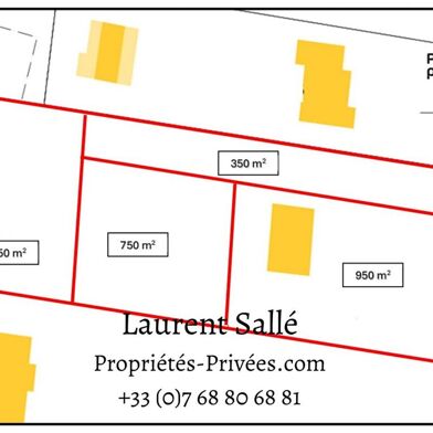 Terrain 2783 m²